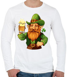 printfashion Szent Patrik - Férfi hosszú ujjú póló - Fehér (17217362)