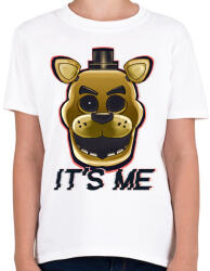 printfashion GOLDEN FREDDY - Gyerek póló - Fehér (17259714)