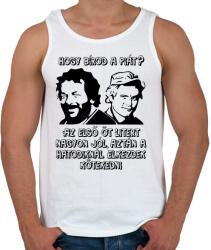 printfashion Bud Spencer és Terence Hill (Hogy bírod a piát? ) - Férfi atléta - Fehér (16945888)