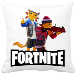 printfashion Fortnite courtside axo - Párnahuzat, Díszpárnahuzat - Fehér (17448403)