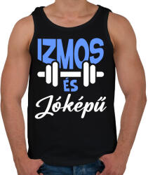 printfashion Izmos és jóképű - Férfi atléta - Fekete (17369297)