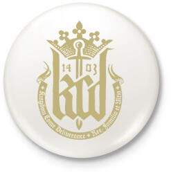 printfashion Kingdom Come Deliverance Logo - Kitűző, hűtőmágnes - Fehér (17264546)