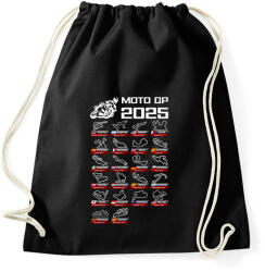 printfashion MOTO GP VERSENYNAPTÁR 2025 - Sportzsák, Tornazsák - Fekete (17288985)