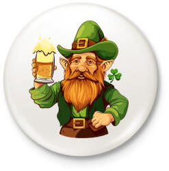 printfashion Szent Patrik - Kitűző, hűtőmágnes - Fehér (17217766)