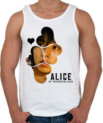 printfashion Alice in borderland arisu fekete - Férfi atléta - Fehér (17241632)