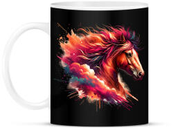 printfashion ló - Bögre - Fekete (17278356)