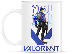 printfashion Yoru valorant - Bögre - Fehér (17331467)