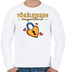printfashion Tökéletesen összeillünk - Páros póló - Férfi pulóver - Fehér (17247515)