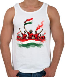 printfashion Szurkolók - Férfi atléta - Fehér (17345446)