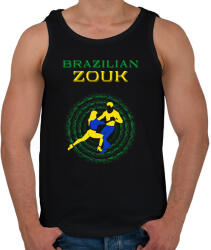 printfashion Brazilian Zouk táncos S0201-forBlack - Férfi atléta - Fekete (16925594)