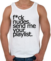 printfashion Playlist. - Férfi atléta - Fehér (17231734)