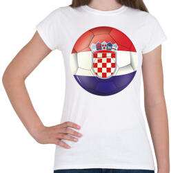 printfashion Horvát labda - Női póló - Fehér (17085167)