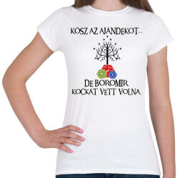 printfashion Boromir kockát hozott volna - Női póló - Fehér (16966703)
