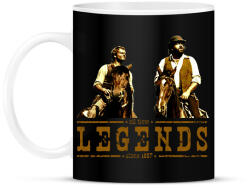 printfashion Bud Spencer Terence Hill Legends - Bögre - Fekete (16720334)