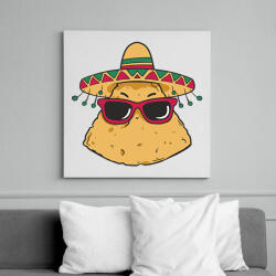 printfashion Mexikói nachos - Vászonkép - Fehér (17168160)