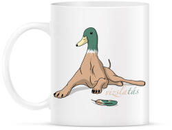 printfashion vizslatás szóvicc - Bögre - Fehér (17224393)