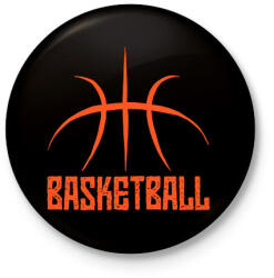 printfashion Kosaras - Kitűző, hűtőmágnes - Fekete (17487243)