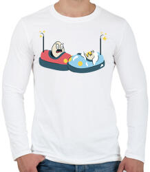 printfashion Dodzsemező tojások - Férfi hosszú ujjú póló - Fehér (17028692)