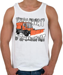 printfashion Túrjad a havat - Férfi atléta - Fehér (16953088)