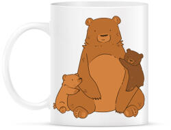 printfashion Maci család - Bögre - Fehér (17168038)