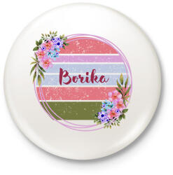 printfashion Borbála - Kitűző, hűtőmágnes - Fehér (16898010)