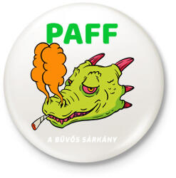 printfashion PAFF - Kitűző, hűtőmágnes - Fehér (10986044)