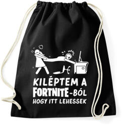printfashion Fortnite - Sportzsák, Tornazsák - Fekete (17044836)