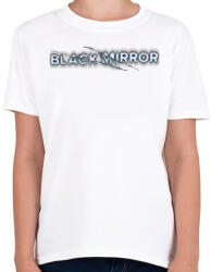 printfashion black mirror - Gyerek póló - Fehér (17348244)