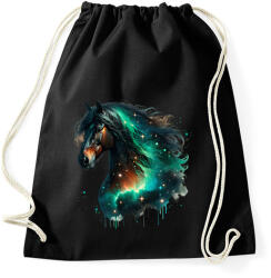 printfashion ló - Sportzsák, Tornazsák - Fekete (17277219)