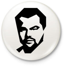 printfashion Leonardo DiCaprio - Kitűző, hűtőmágnes - Fehér (17208678)