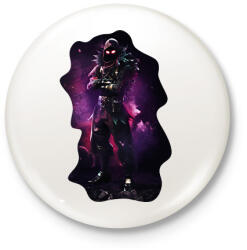 printfashion Raven - Fortnite - Kitűző, hűtőmágnes - Fehér (17034786)