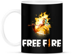 printfashion freefire1 - Bögre - Fekete (17307720)