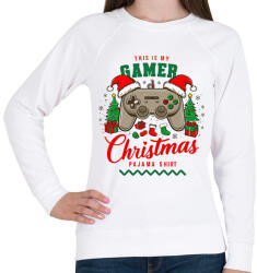 printfashion Gamer pajama (2) - Női pulóver - Fehér (17186812)