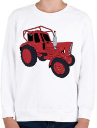 printfashion Traktor - Gyerek pulóver - Fehér (17444493)