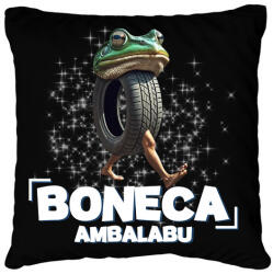 printfashion Boneca Ambalabu - Párnahuzat, Díszpárnahuzat - Fekete (17440762)