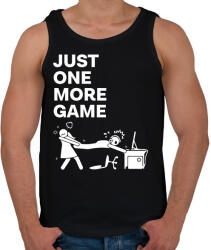 printfashion Just one more game - Férfi atléta - Fekete (17112389)