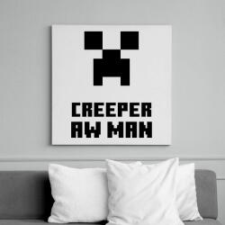 printfashion creeper aw man - Vászonkép - Fehér (17417842)