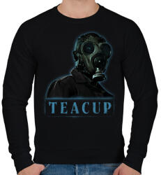 printfashion teacup sorozat - Férfi pulóver - Fekete (17241701)