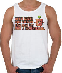 printfashion Anyu köszi hogy vigyáztál rám - Férfi atléta - Fehér (17425052)