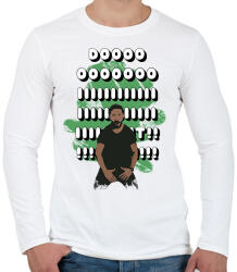 printfashion DO IT - Férfi hosszú ujjú póló - Fehér (17254242)