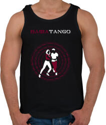 printfashion BachaTango táncos S0201-forBlack - Férfi atléta - Fekete (16926902)