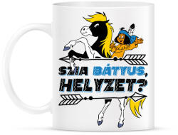 printfashion Yakari - Szia Bátyus, helyzet? - Bögre - Fehér (17373305)