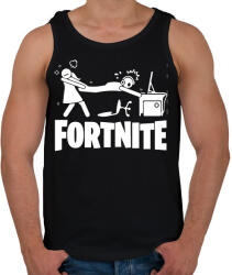 printfashion Fortnite - Férfi atléta - Fekete (17038489)