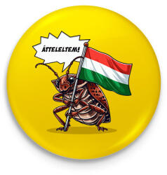 printfashion Átteleltem! - Kitűző, hűtőmágnes - Sárga (17347222)