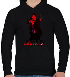 printfashion JOHN WICK - Férfi kapucnis pulóver - Fekete (16961230)