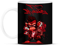 printfashion dj monkey - Bögre - Fekete (17300970)