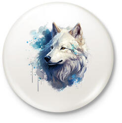 printfashion farkas - Kitűző, hűtőmágnes - Fehér (17272196)