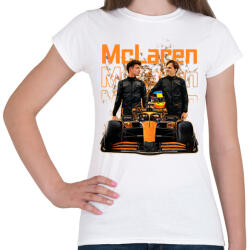 printfashion Mclaren 2025 - Női póló - Fehér (17312433)