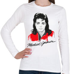 printfashion Nagyító alatt MJ 4 - Női hosszú ujjú póló - Fehér (17233607)