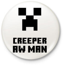 printfashion creeper aw man - Kitűző, hűtőmágnes - Fehér (17417832)